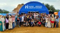 Human Initiative Bangun Sekolah Darurat di Aceh Tamiang