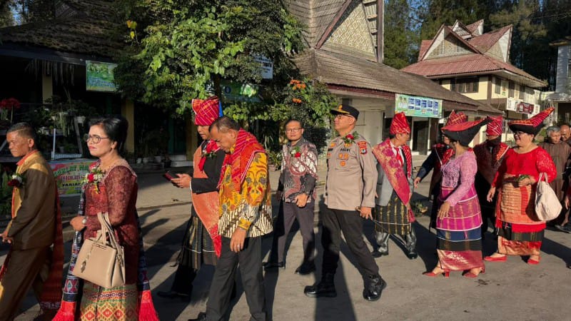 Kapolres Karo Hadiri Pentahbisan Delapan Imam Baru Ordo Kapusin di Berastagi