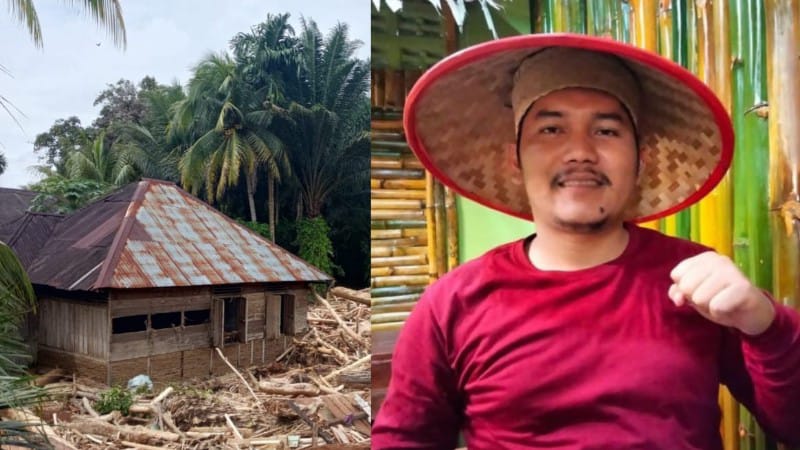 Ketua LMND Pertanyakan Kepastian Bantuan bagi Pengontrak Korban Banjir Tapteng