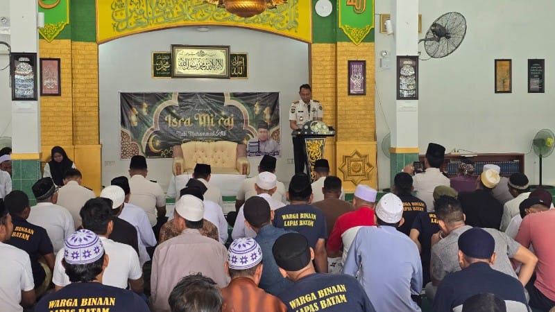 Lapas Batam Peringati Isra Mikraj dengan Penyerahan Bantuan ke Panti Asuhan