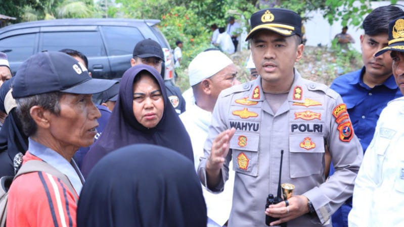 Polres Labuhanbatu Kawal Eksekusi Lahan di Padang Halaban