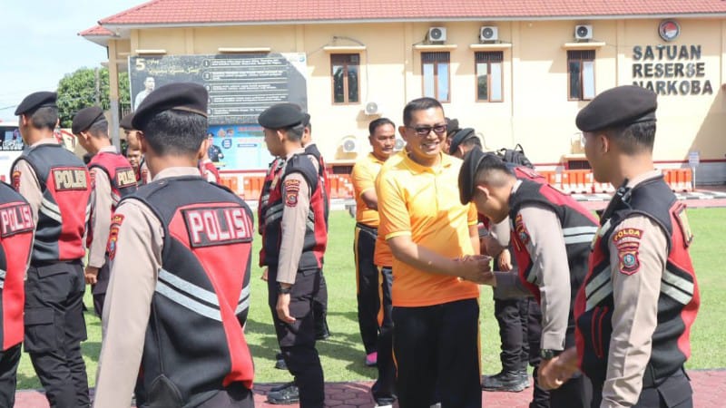 Polres Labuhanbatu Lepas Kepulangan 20 Personel BKO Polda Sumut Usai Amankan Nataru