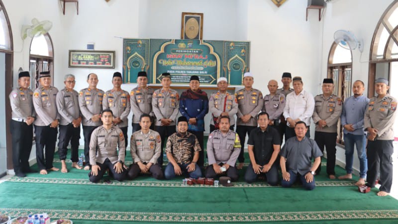 Polres Tanjungbalai Perkuat Mental Spiritual Lewat Peringatan Isra Mikraj 2026
