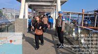 Polsek Teluk Nibung Pastikan Keamanan Keberangkatan Kapal Feri Internasional dari Pelabuhan