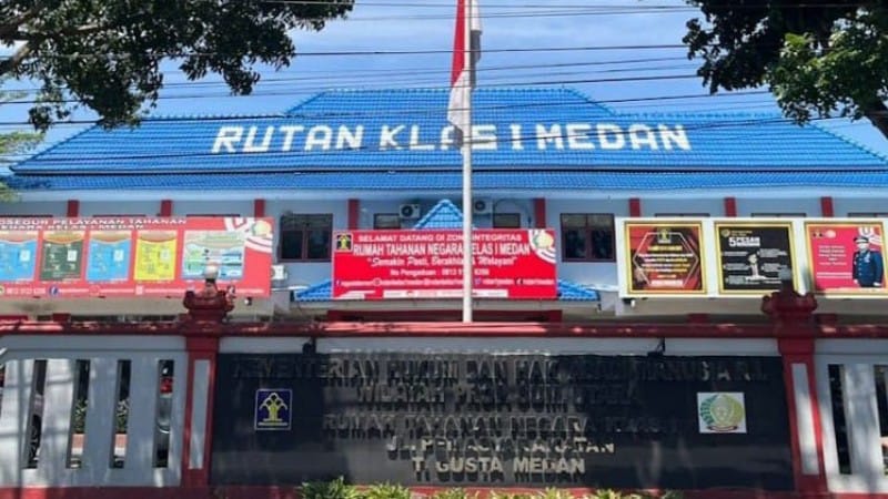 Rutan Tanjung Gusta Medan Tepis Isu Pemerasan Narapidana Korupsi Bebas GunakanPonsel