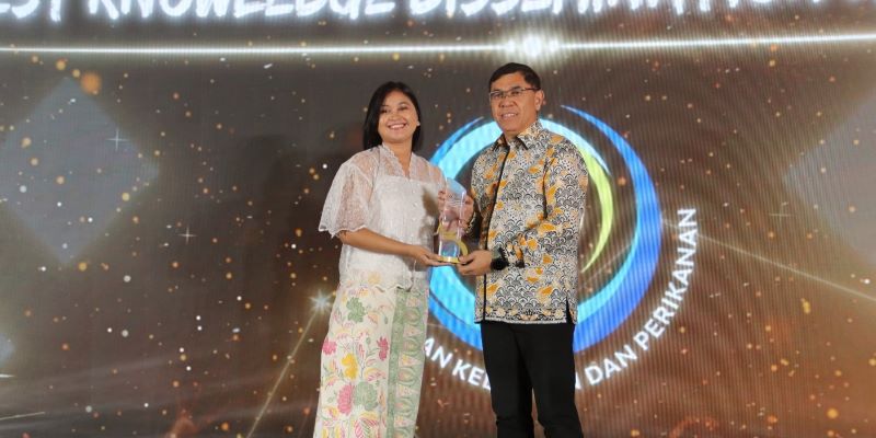 KKP Raih Best Knowledge Dissemination Award dari SnackVideo