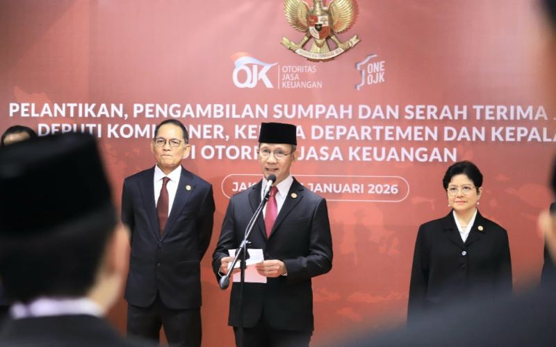 Lantik Pejabat Baru, OJK Perkuat Fungsi Pengawasan dan Transformasi Organisasi