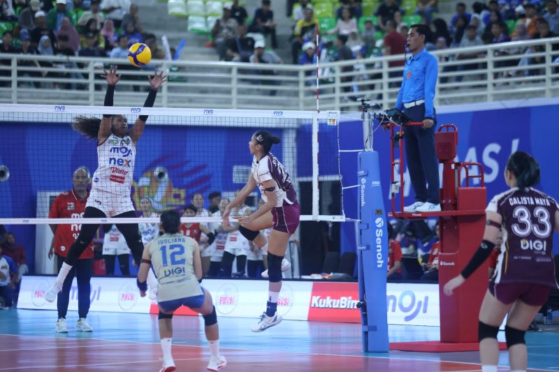 Medan Falcons Tumbang di Kandang, Bandung bjb Tandamata Menang Telak 3-0 di Proliga 2026