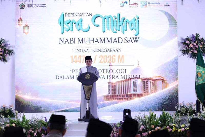Menag Nasaruddin Umar: Isra Mikraj 1447 H Momentum Pertobatan Ekologis Umat Islam