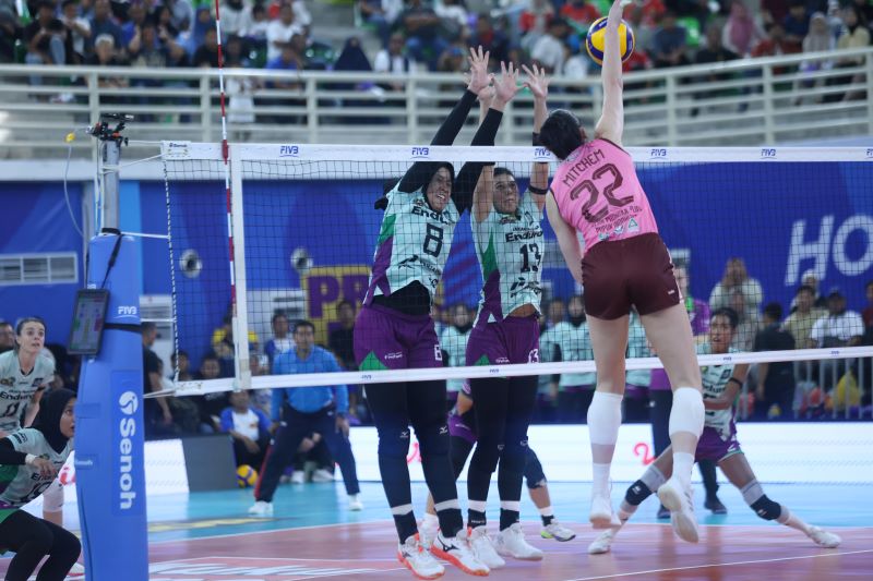Gresik Phonska Plus Bungkam Juara Bertahan Jakarta Pertamina Enduro di Proliga 2026