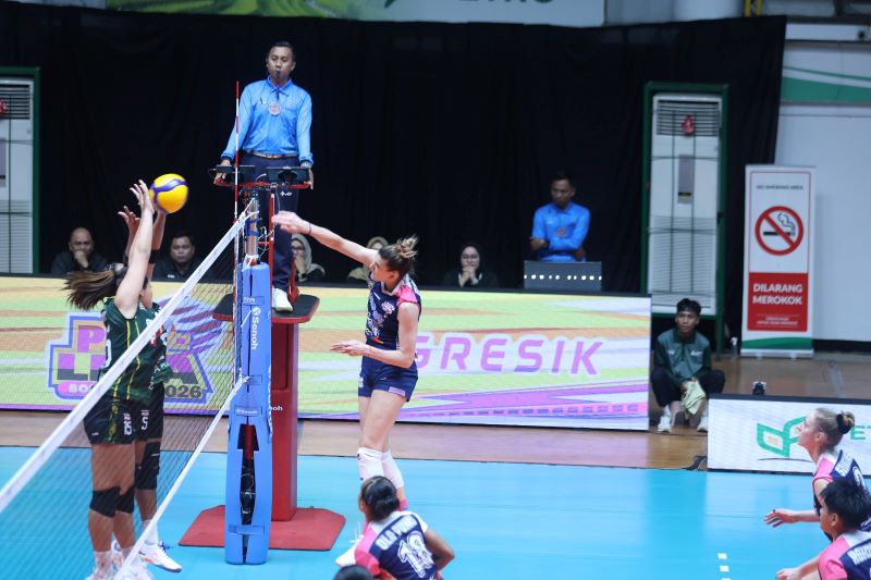 Gresik Phonska Plus Pupuk Indonesia Tak Terkalahkan, Juara Putaran Pertama Proliga 2026