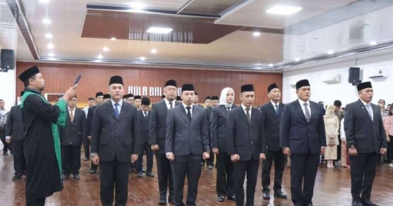 Wali Kota Binjai Amir Hamzah Lantik Pejabat Eselon II, Tegaskan Jabatan Adalah Amanah Rakyat