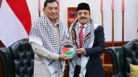 Menhan RI Terima Kunjungan Dubes Palestina, Perkuat Kerja Sama Pertahanan dan Kemanusiaan