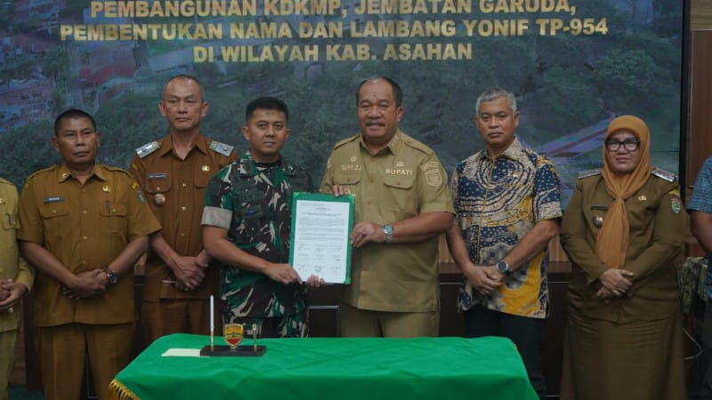 Bupati Asahan Dukung Pembentukan Yonif TP-954 “Naga Berkisar” dan Pembangunan KDKMP