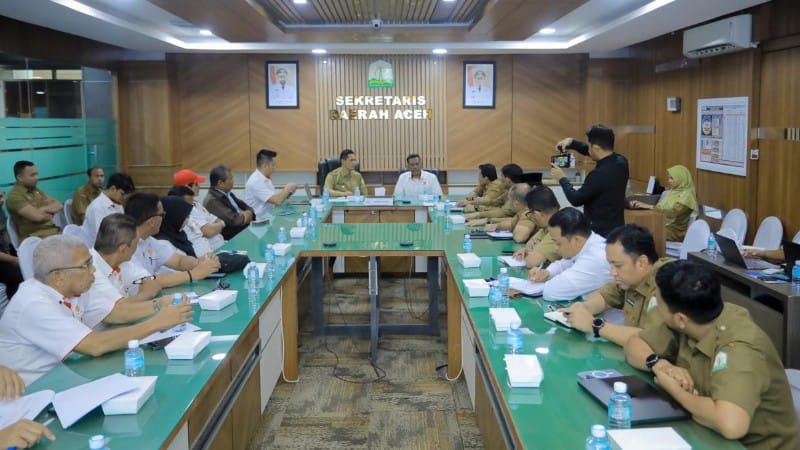 KONI Aceh Bahas Anggaran 2026 dengan Sekda, Targetkan Prestasi PON 2028