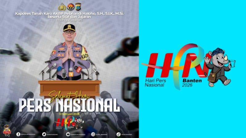Kapolres Karo Ucapkan Selamat HPN 2026, Tegaskan Sinergi dengan Pers