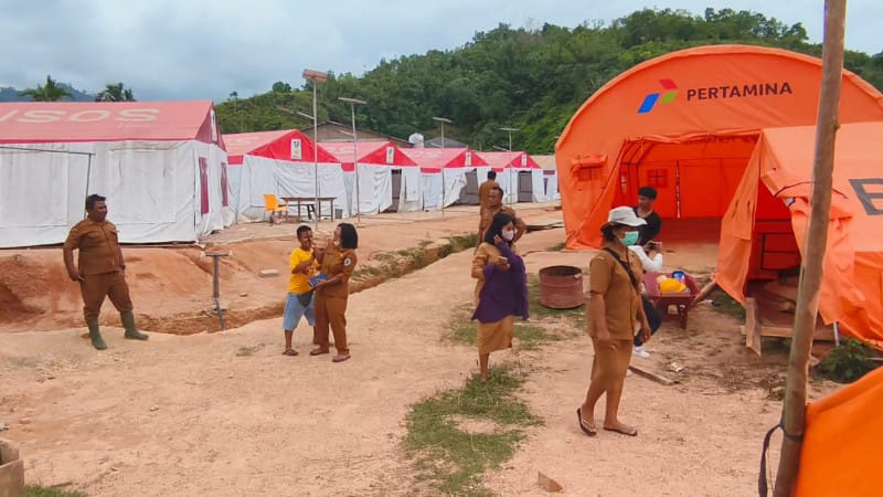 Mulai Tinggalkan Tenda, Pengungsi Banjir Tukka Pindah ke Kontrakan Bantuan Pemprov
