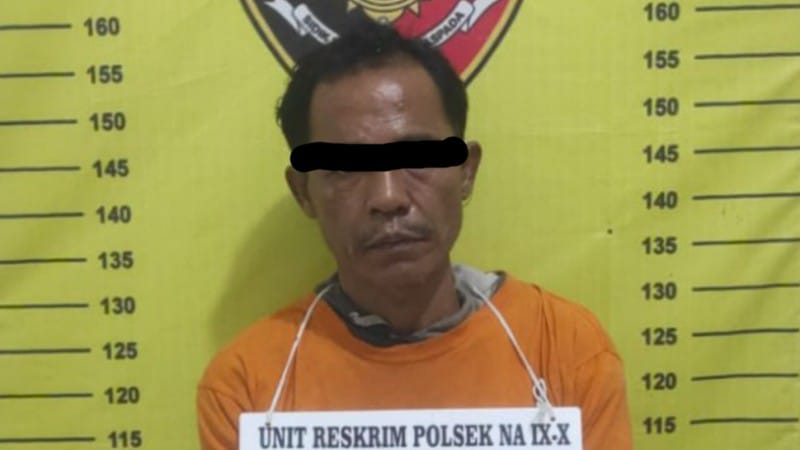 Nekat Pakai Sabu, Polsek Na IX-X Ringkus Petani di Labura