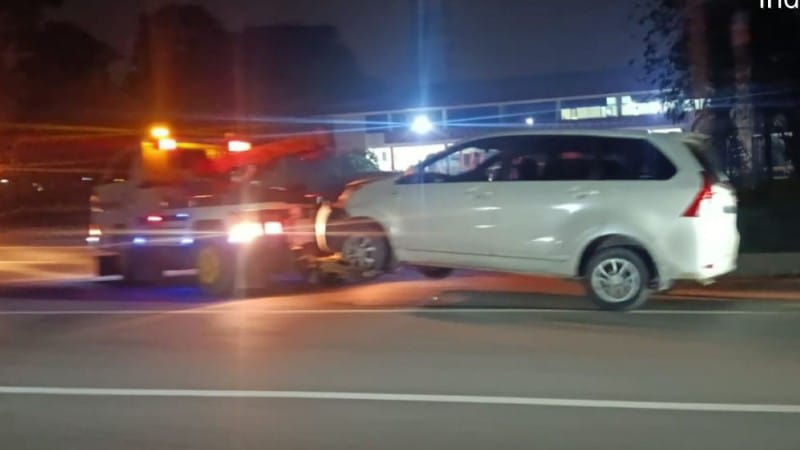Patroli Polresta Barelang Tindak Cepat Kecelakaan Tunggal di Batam