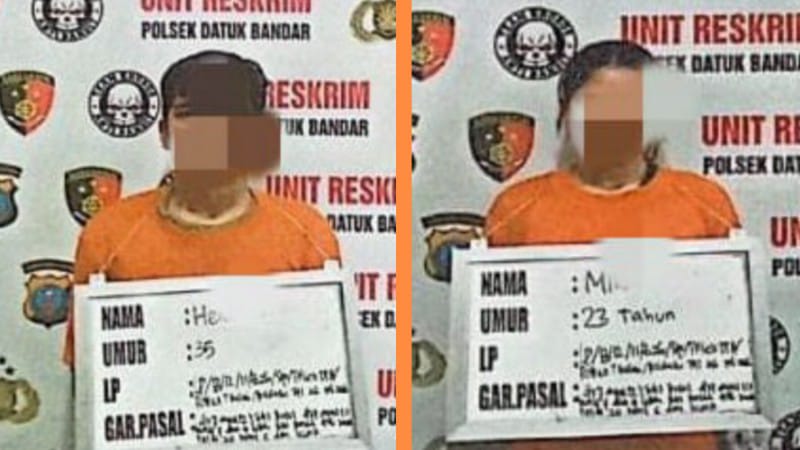 Polsek Datuk Bandar Ringkus Pasangan Pelaku Curanmor di Tanjung Balai