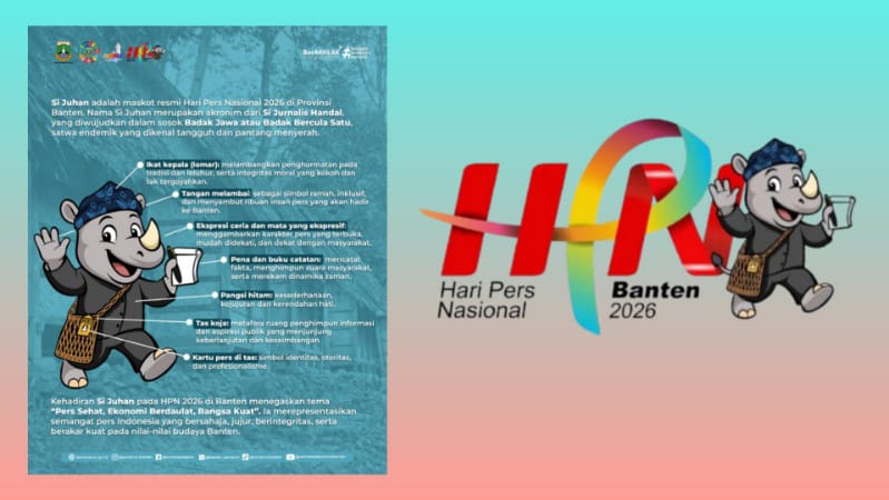 Si Juhan Jadi Maskot Hari Pers Nasional 2026, Simbol Pers Sehat dan Berintegritas