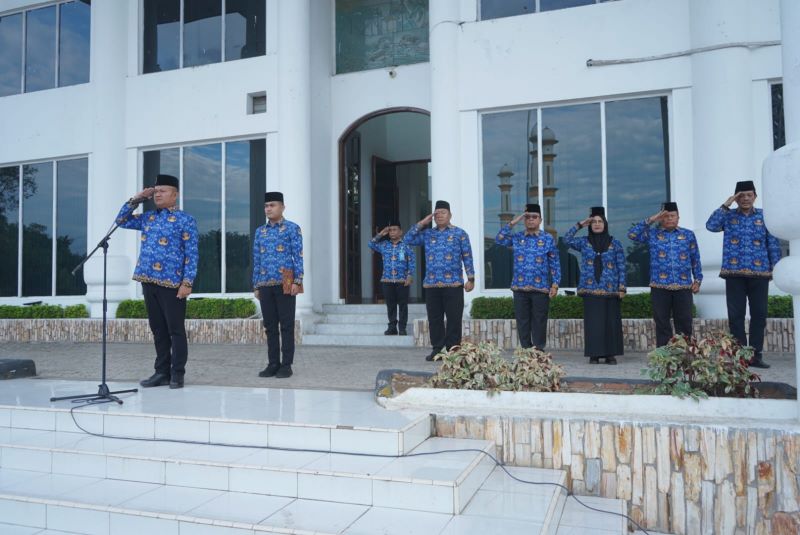 Wakil Bupati Asahan Rianto Pimpin Apel HKN, Tegaskan Program ASRI untuk ASN
