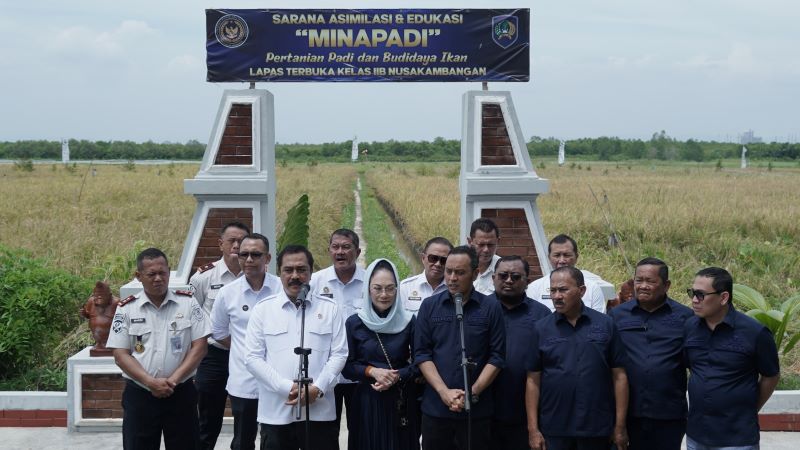 Keberhasilan Pembinaan Kemandirian di Nusakambangan, Menteri Agus Andrianto Tuai Apresiasi DPR RI