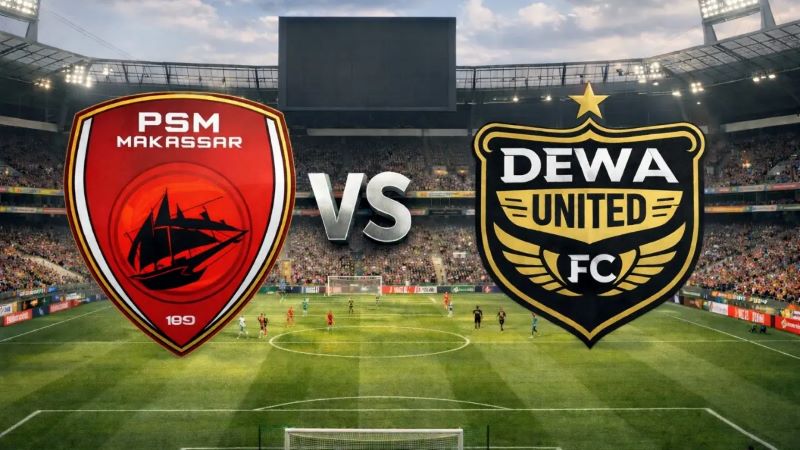 Dewa United Menang 2-0 di Kandang PSM Makassar, Victor Luiz Kartu Merah Usai Tinjau VAR