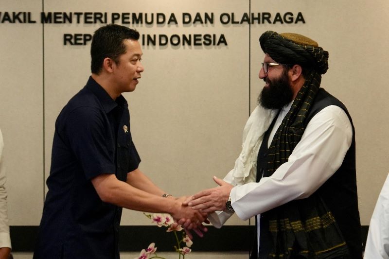 Wamenpora Taufik Hidayat Terima Kunjungan Dirjen Olahraga Afghanistan, Bahas Kerja Sama Strategis