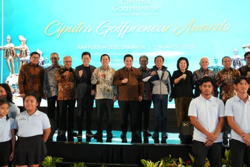 Menpora Erick Thohir Apresiasi Ciputra Golfpreneur Foundation dalam Pembinaan Atlet Muda