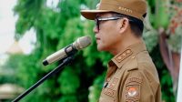 Bupati Aceh Selatan H. Mirwan MS Pimpin Apel Gabungan ASN