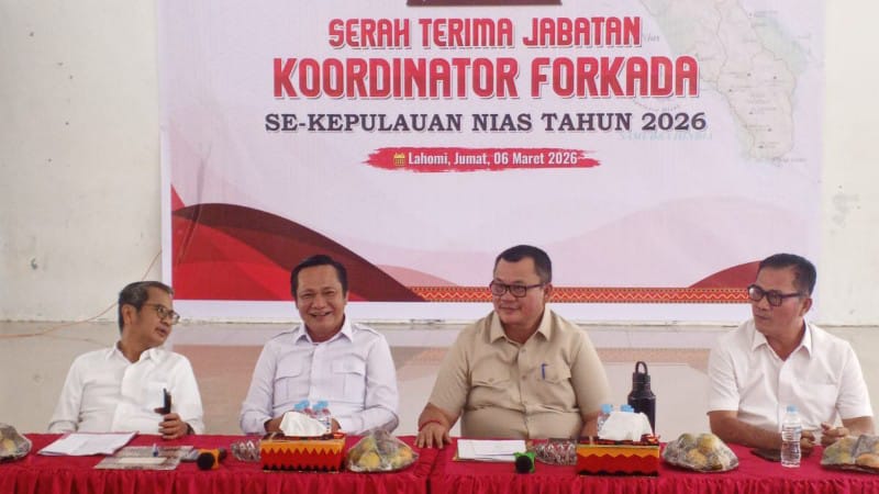 Bupati Nias Barat Resmi Pimpin Forkada Kepulauan Nias