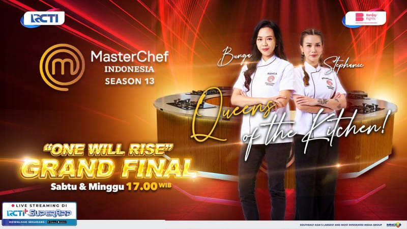 Duel Memasak Sengit, Bunga dan Stephani Bersaing di Grand Final MasterChef Indonesia