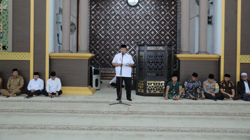 Dzikir Akbar Warnai HUT ke-80 Asahan, Warga Padati Masjid Agung Kisaran