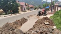 Galian Pipa Perumda Mual Nauli Ancam Keselamatan Pemotor