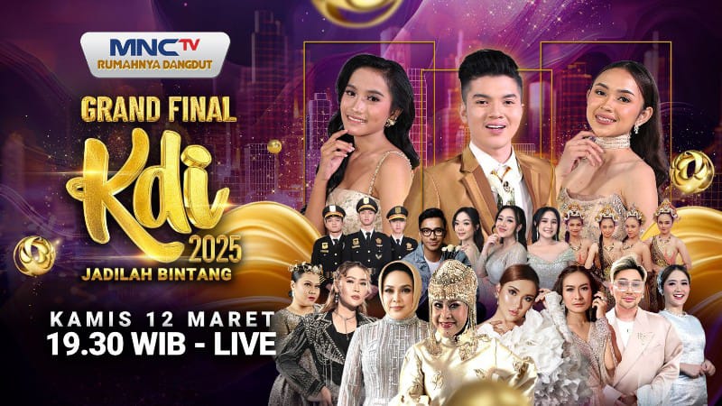 Grand Final KDI 2025 Malam Ini, Tiga Finalis Rebut Gelar Bintang Dangdut