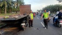 FOTO KLIK_Kecelakaan di Sergai, Penumpang Motor Meninggal Dunia Kecelakaan di Sergai, Penumpang Motor Meninggal Dunia