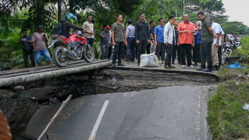 Pemprov Sumut Anggarkan Perbaikan Jembatan Merah–Muarasoma dan Lubukpakam–Tanah Abang Tahun 2026
