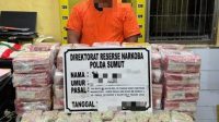 Polda Sumut Gagalkan Penyelundupan 50 Kg Sabu di Perairan Asahan
