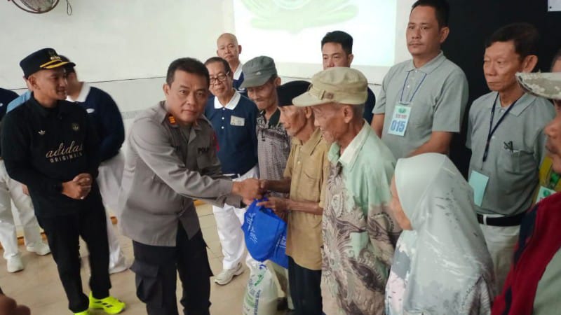 Polres Tebing Tinggi Dukung Bakti Sosial Yayasan Budha Tzu Chi