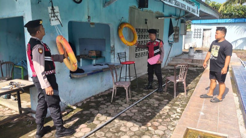 Polres Tebing Tinggi Periksa Kelayakan Tiga Kolam Renang Jelang Idulfitri 2026