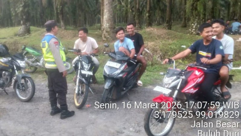 Polsek Sipispis Intensifkan Patroli Ngabuburit, Antisipasi Gangguan Kamtibmas