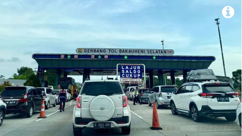 Trafik Jalan Tol Trans Sumatera Melonjak 122 Persen Saat Arus Balik Lebaran 2026