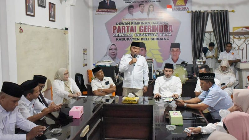 Wabup Deli Serdang dan Gerindra Bagikan Takjil dan Gelar Bukber untuk Perkuat Solidaritas