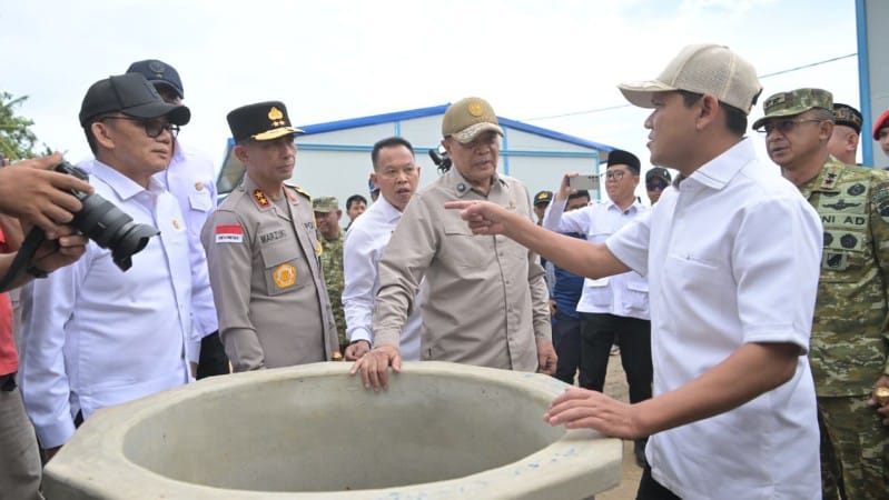 Wagub Aceh Dampingi Menko Polkam Resmikan Huntap di Aceh Utara