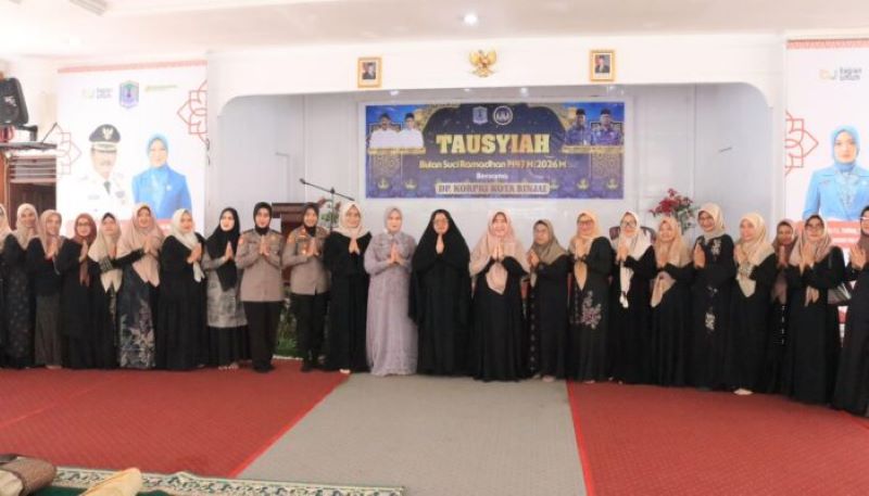 Tausyiah Ramadan 1447 H Korpri Kota Binjai: ASN Antusias Berinfaq dan Perkuat Spiritual di Pendopo Umar Baki