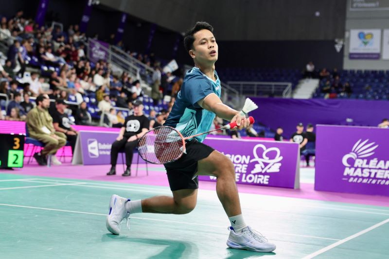 Anthony Ginting Tampil Dominan di Orléans, Kalahkan Wakil Chinese Taipei