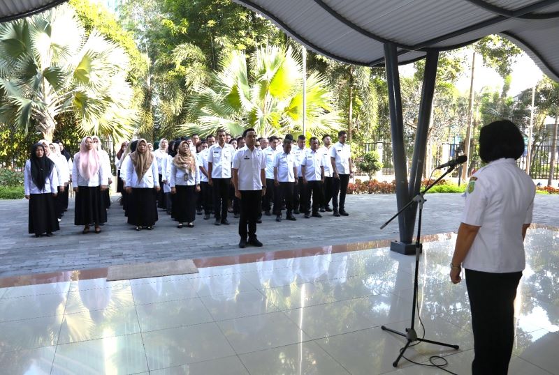 Apel Perdana Pascalebaran, Sekretariat DPRD Kota Medan Tegaskan Komitmen Tingkatkan Pelayanan