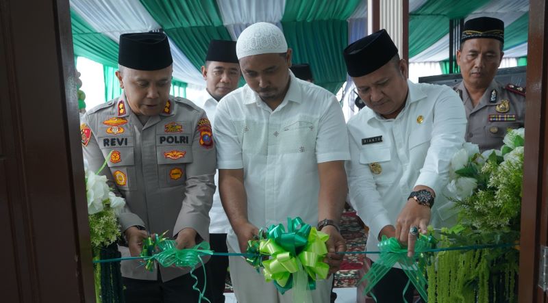 Lawan Narkoba dengan Al-Qur’an: Polres Asahan dan Pemkab Resmikan Rumah Tahfidz Amaliyah