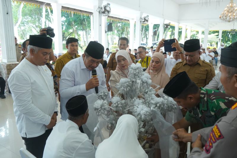 Calon Jamaah Haji Asahan Diupah-upah, Acara Berlangsung Khidmat dan Penuh Harapan